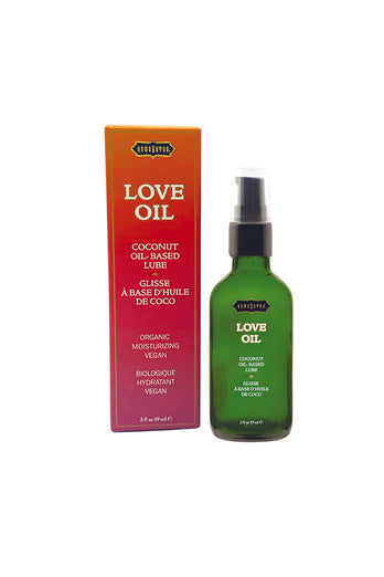 Kama Sutra - Love Oil Coconut Oil Based Lubricant - 2oz - Stag Shop
