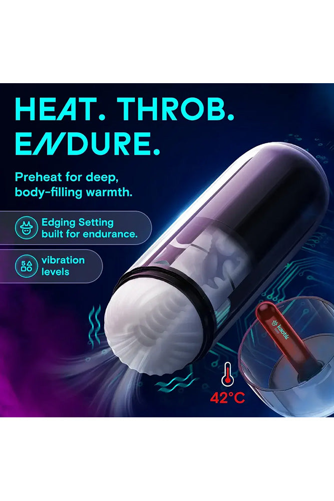 Kaoticklabs - The Cocoon Warming & Vibrating Masturbator - Stag Shop