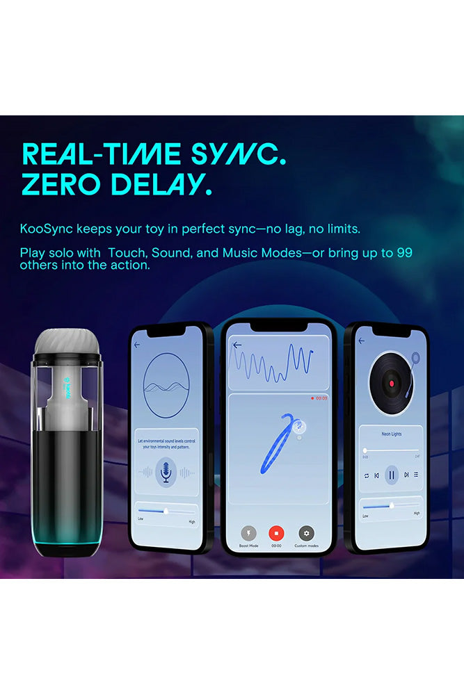 Kaoticklabs - The Cocoon Warming & Vibrating Masturbator - Stag Shop