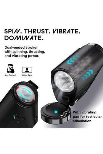 Kaotiklabs - The Shotty App Controlled Spinning & Thrusting Masturbator - Stag Shop