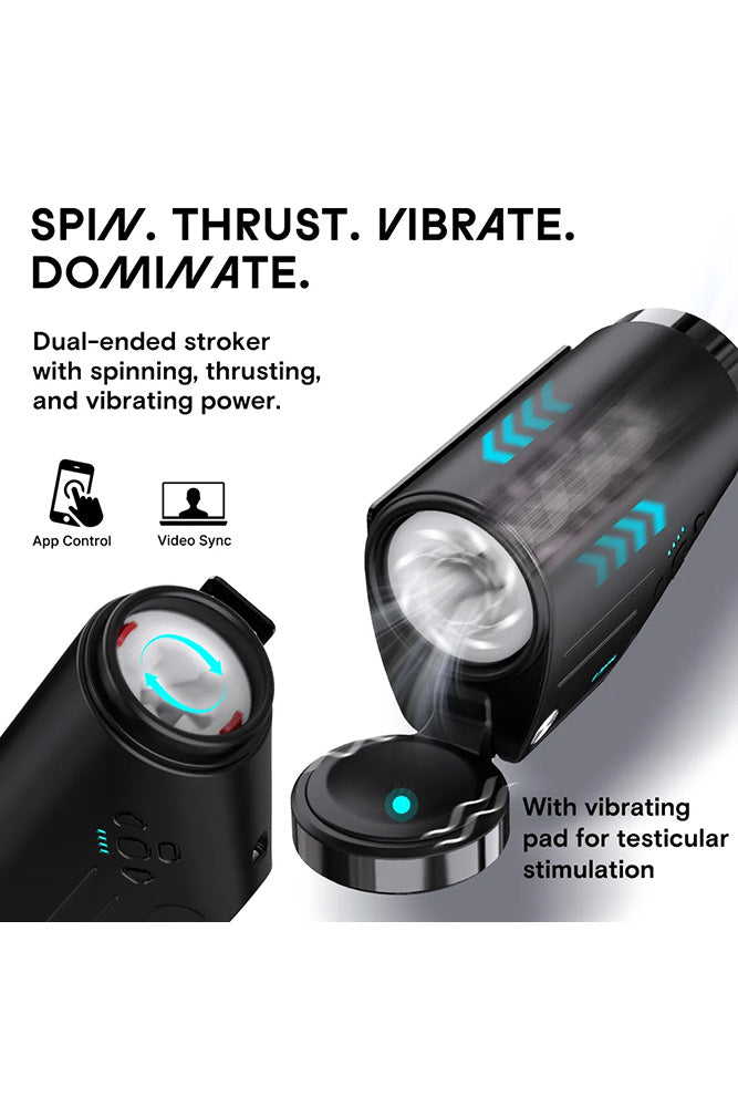 Kaotiklabs - The Shotty App Controlled Spinning & Thrusting Masturbator - Stag Shop