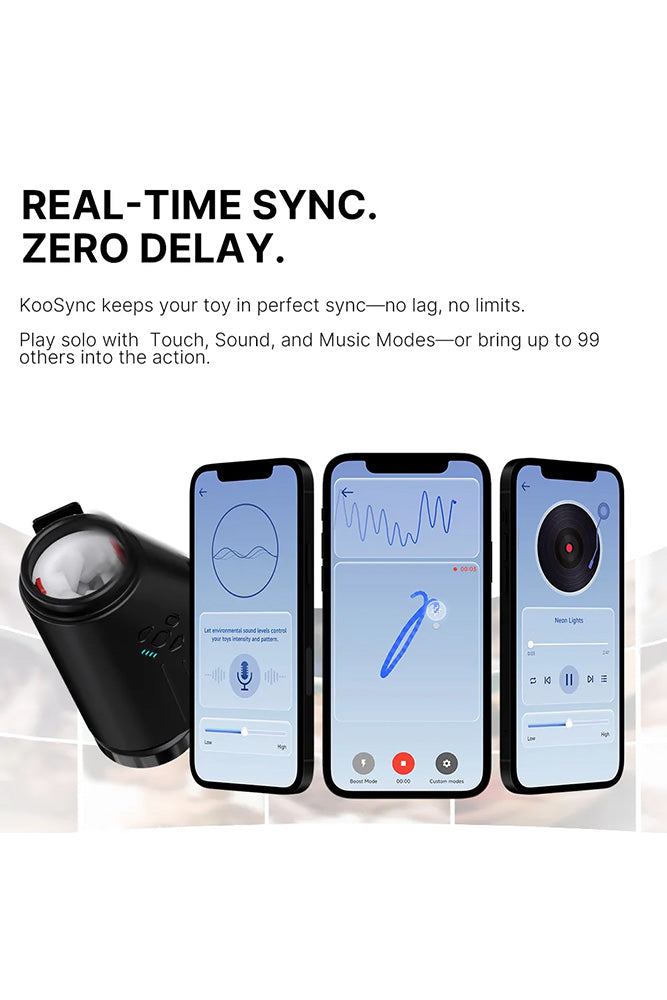 Kaotiklabs - The Shotty App Controlled Spinning & Thrusting Masturbator - Stag Shop