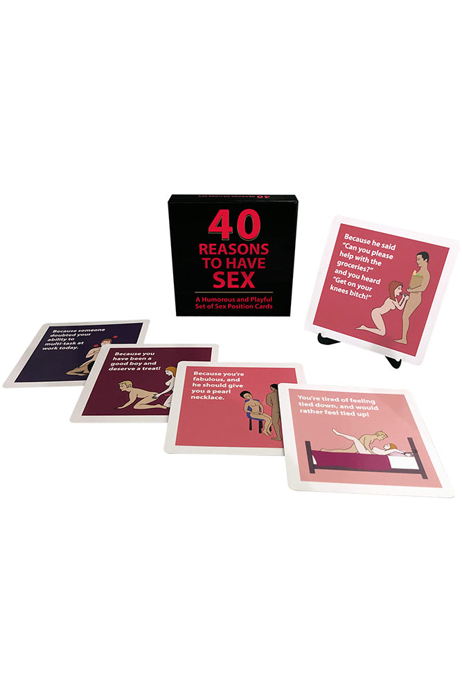 Kheper Games - 40 Reasons To Have Sex Card Game - Stag Shop