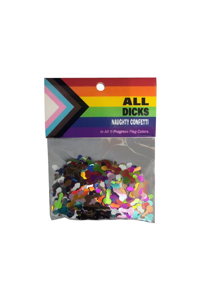 Kheper Games - All Dicks Rainbow Metallic Confetti - Stag Shop