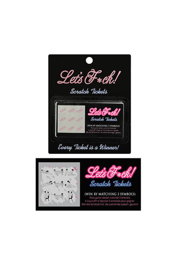 Kheper Game - Let's F*ck Scratch Tickets - Stag Shop