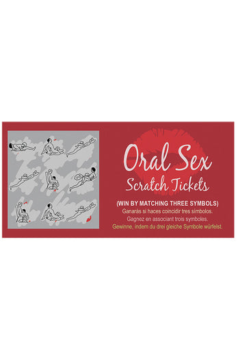Kheper Games - Oral Sex Scratch Tickets - Stag Shop