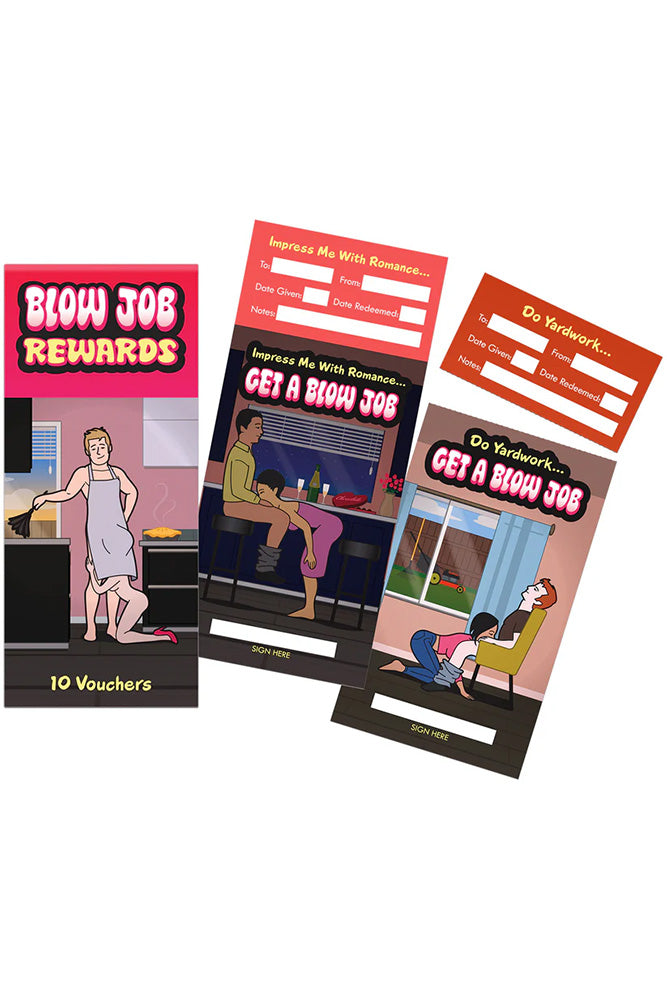 Kheper Games - Blow Job Reward Vouchers - Stag Shop