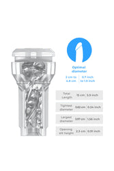 Kiiroo - Feel Pocket Crystal Stroker + PowerBlow - Stag Shop