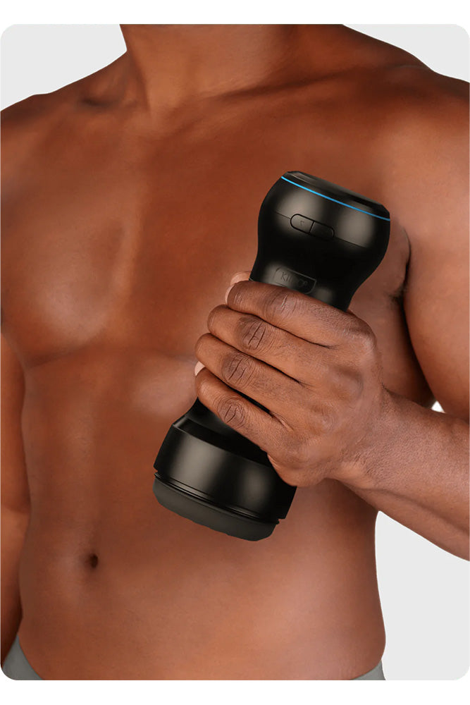 Kiiroo - Feel Pocket Stroker + PowerBlow - Black - Stag Shop