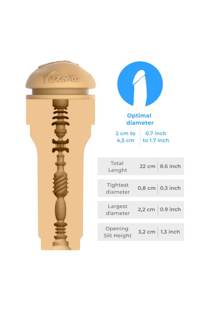 Kiiroo - Keon Automatic Masturbator and FeelStar Victoria June Combo Set - Stag Shop