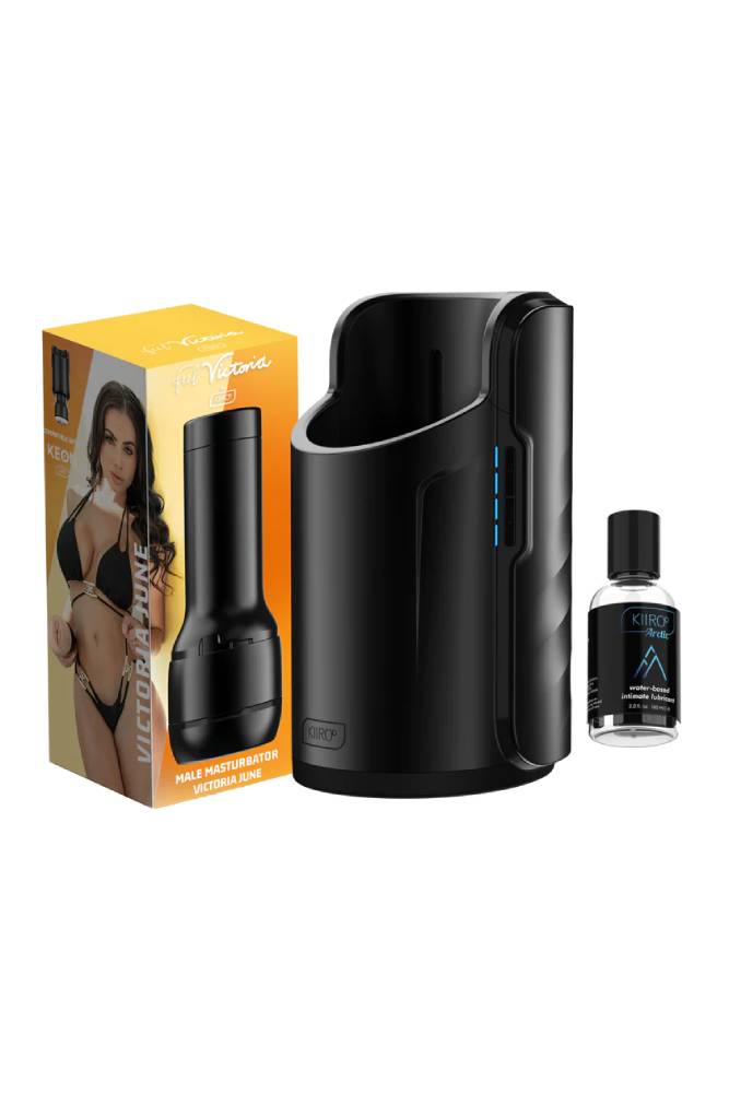 Kiiroo - Keon Automatic Masturbator and FeelStar Victoria June Combo Set - Stag Shop