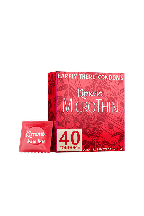 Kimono - MicroThin Condoms - 40 Pack - Stag Shop