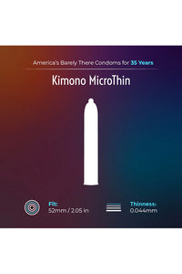 Thumbnail for Kimono - MicroThin Condoms - 40 Pack - Stag Shop