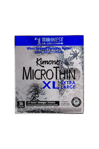 Thumbnail for Kimono - MicroThin XL Condoms - 36 pack - Stag Shop