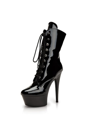 Lapdance Shoes - LS-30 - 6" Platform Lace Up Boots - Stag Shop