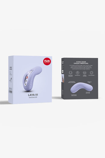 Fun Factory - Laya III Lay-on Vibrator - Violet - Stag Shop