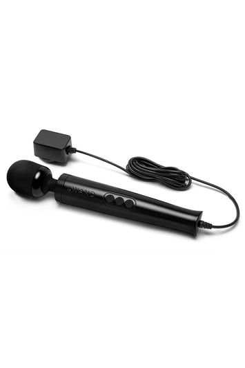 Le Wand - Die Cast Plug-In Vibrating Massager - Black - Stag Shop