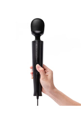 Le Wand - Die Cast Plug-In Vibrating Massager - Black - Stag Shop