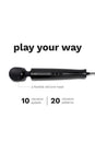 Le Wand - Die Cast Plug-In Vibrating Massager - Black - Stag Shop