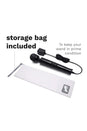 Le Wand - Die Cast Plug-In Vibrating Massager - Black - Stag Shop