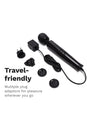 Le Wand - Die Cast Plug-In Vibrating Massager - Black - Stag Shop