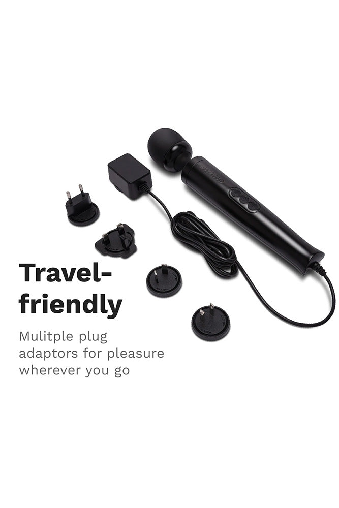 Le Wand - Die Cast Plug-In Vibrating Massager - Black - Stag Shop
