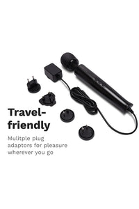 Thumbnail for Le Wand - Die Cast Plug-In Vibrating Massager - Black - Stag Shop
