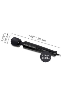 Thumbnail for Le Wand - Die Cast Plug-In Vibrating Massager - Black - Stag Shop
