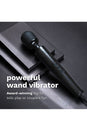 Le Wand - Die Cast Plug-In Vibrating Massager - Black - Stag Shop
