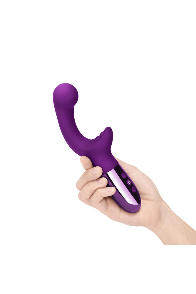 Le Wand - XO Rabbit Vibrator - Dark Cherry - Stag Shop