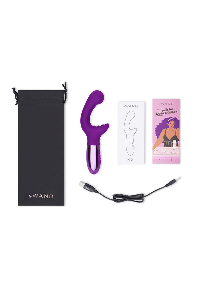 Le Wand - XO Rabbit Vibrator - Dark Cherry - Stag Shop