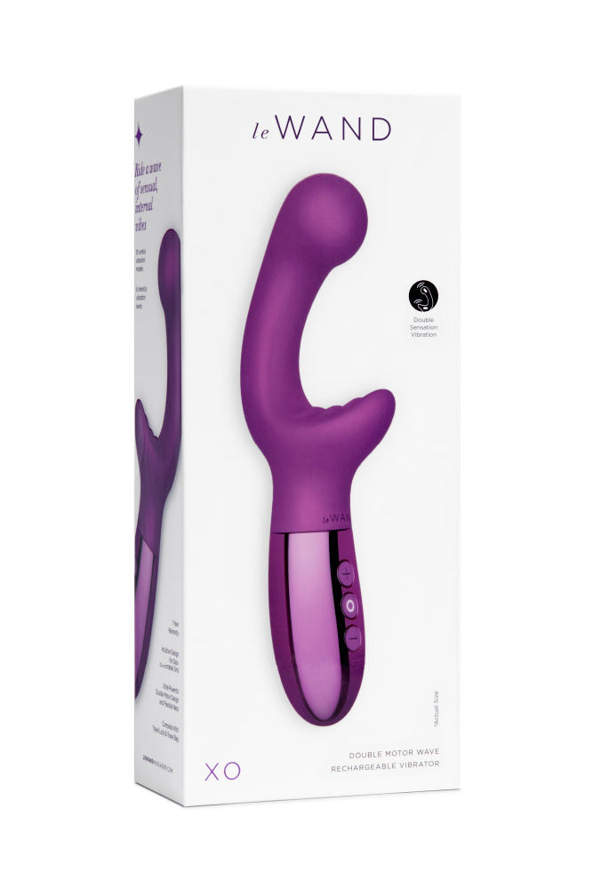 Le Wand - XO Rabbit Vibrator - Dark Cherry - Stag Shop