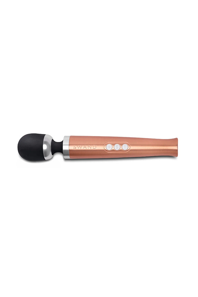 Le Wand - Die Cast Rechargeable Vibrating Massager - Rose Gold - Stag Shop