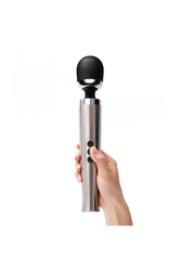 Le Wand - Die Cast Rechargeable Vibrating Massager - Silver - Stag Shop