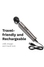 Le Wand - Die Cast Rechargeable Vibrating Massager - Silver - Stag Shop