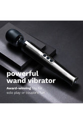 Le Wand - Die Cast Rechargeable Vibrating Massager - Silver - Stag Shop