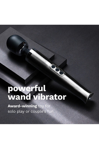 Le Wand - Die Cast Rechargeable Vibrating Massager - Silver - Stag Shop