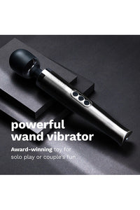Thumbnail for Le Wand - Die Cast Rechargeable Vibrating Massager - Silver - Stag Shop