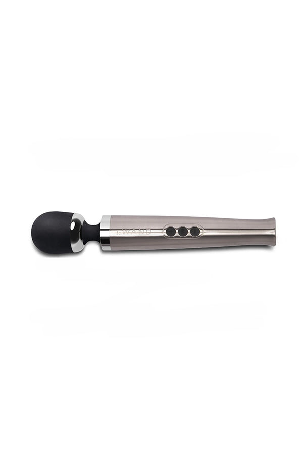 Le Wand - Die Cast Rechargeable Vibrating Massager - Silver - Stag Shop