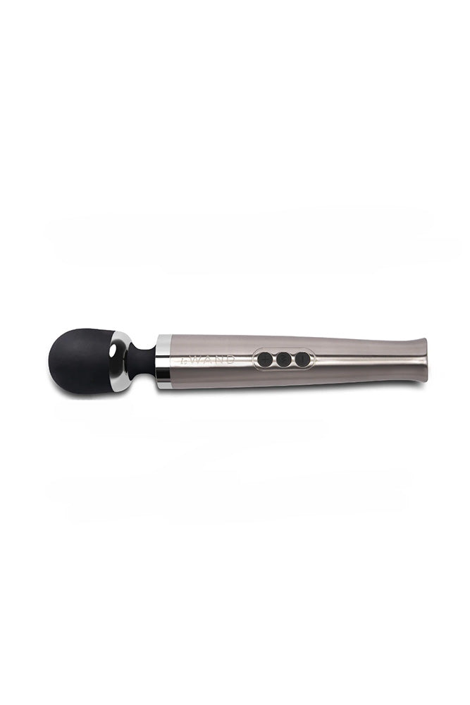 Le Wand - Die Cast Rechargeable Vibrating Massager - Silver - Stag Shop