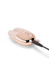 Le Wand - Double Vibe with Removeable Textured Sleeve - Rose Gold - Stag Shop