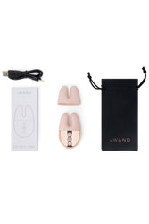 Le Wand - Double Vibe with Removeable Textured Sleeve - Rose Gold - Stag Shop
