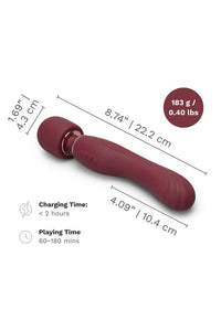Thumbnail for Le Wand - Flat Top Fusion G Double Ended Wand Vibrator - Stag Shop