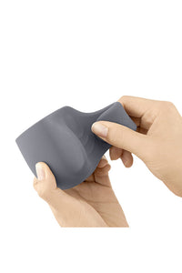 Thumbnail for Le Wand - Loop Penis Play Silicone Wand Attachment - Grey - Stag Shop