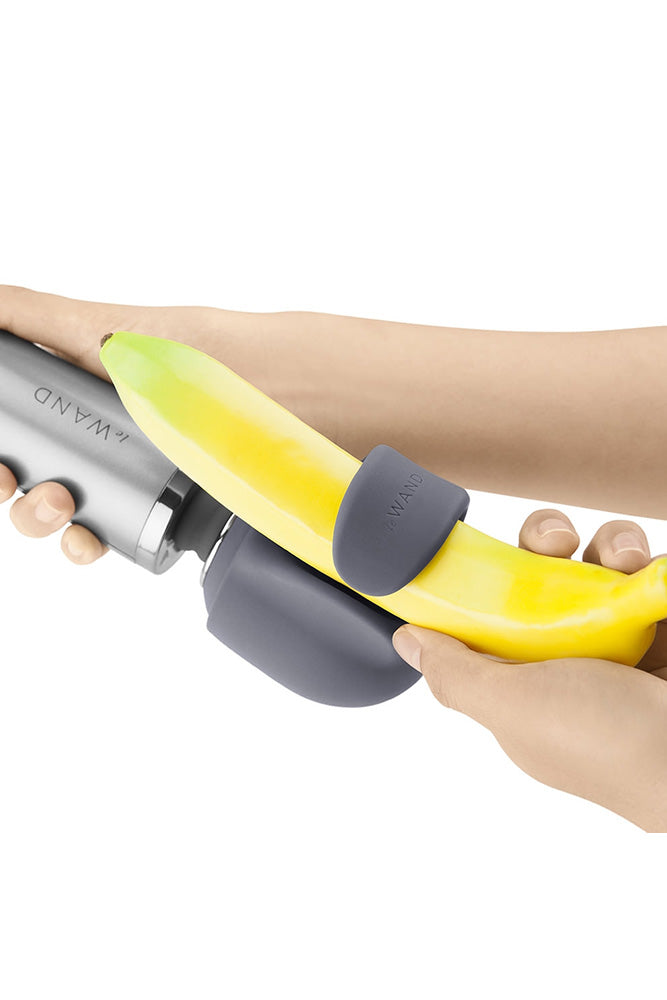 Le Wand - Loop Penis Play Silicone Wand Attachment - Grey - Stag Shop