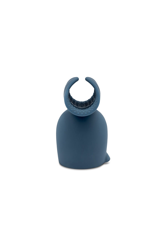 Le Wand - Stroke Penis Play Silicone Wand Attachment - Blue - Stag Shop