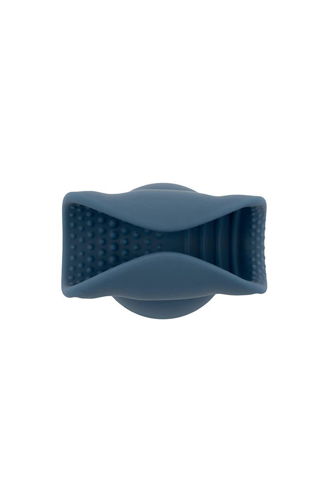 Le Wand - Stroke Penis Play Silicone Wand Attachment - Blue - Stag Shop