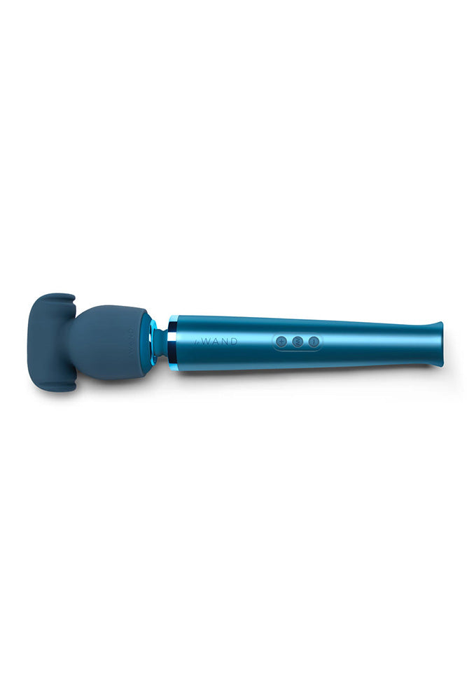 Le Wand - Stroke Penis Play Silicone Wand Attachment - Blue - Stag Shop