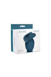 Le Wand - Stroke Penis Play Silicone Wand Attachment - Blue - Stag Shop