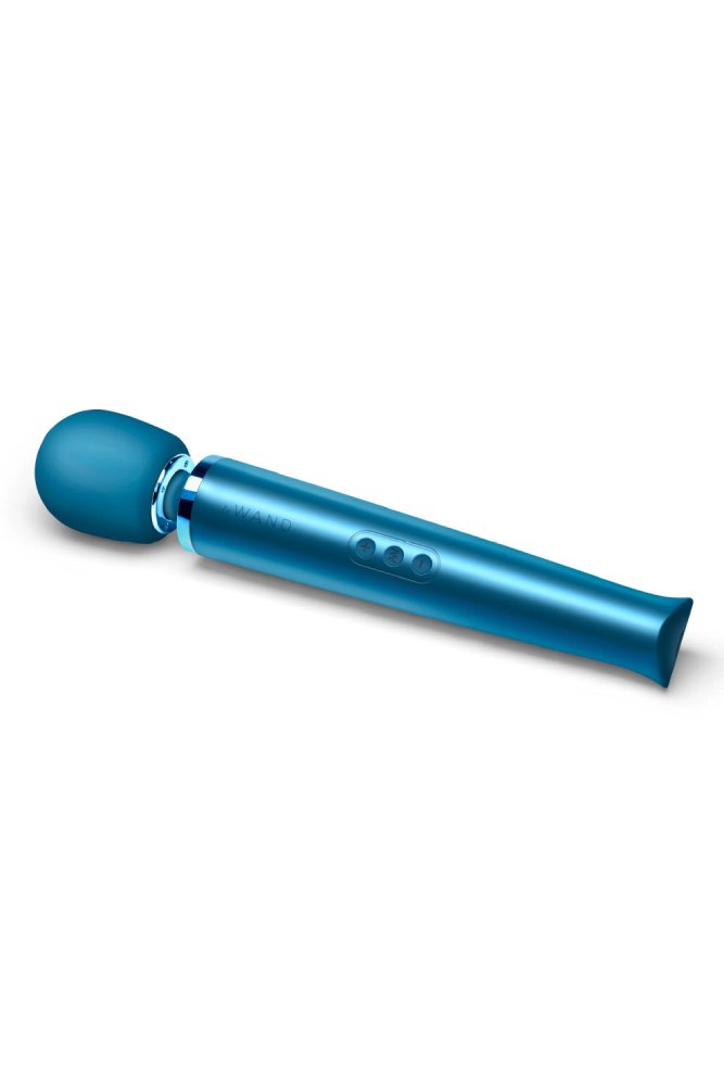 Le Wand - Rechargeable Vibrating Massager - Pacific Blue - Stag Shop